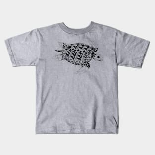 magic turtle in steam water ecopop Kids T-Shirt